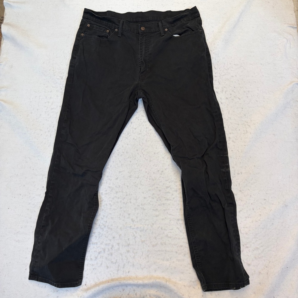 Levi's 541 Athletic Taper Jeans Mens 38x32 Black Stretch Denim